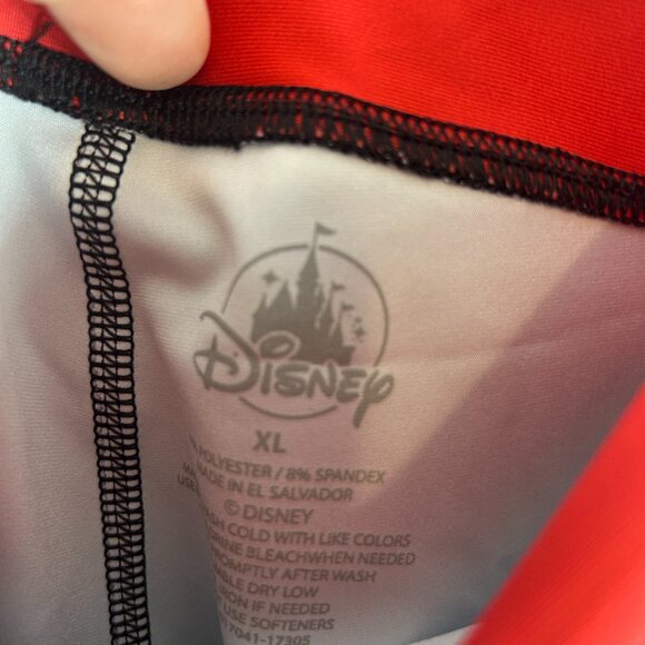 Run Disney Mickey Mouse Pants Leggings cropped large womans marathon stretch - Picture 4 of 8